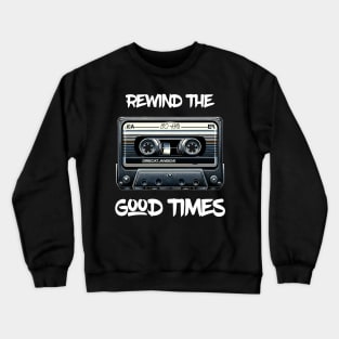 Vintage Retro Cassette From 80s 90s Crewneck Sweatshirt